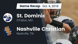 Recap: St. Dominic  vs. Nashville Christian  2018