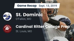 Recap: St. Dominic  vs. Cardinal Ritter College Prep 2019