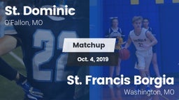 Matchup: St. Dominic vs. St. Francis Borgia  2019