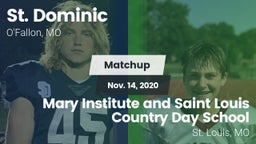 Matchup: St. Dominic vs. Mary Institute and Saint Louis Country Day School 2020