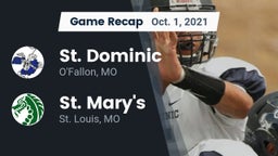 Recap: St. Dominic  vs. St. Mary's  2021