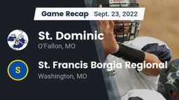 Recap: St. Dominic  vs. St. Francis Borgia Regional  2022