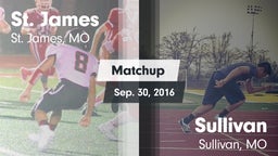 Matchup: St. James vs. Sullivan  2016