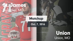 Matchup: St. James vs. Union  2016