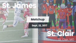 Matchup: St. James vs. St. Clair  2017