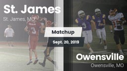Matchup: St. James vs. Owensville  2019