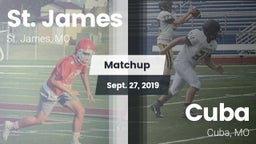 Matchup: St. James vs. Cuba  2019