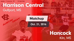 Matchup: Harrison Central vs. Hancock  2016