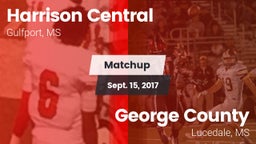 Matchup: Harrison Central vs. George County  2017