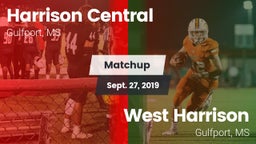 Matchup: Harrison Central vs. West Harrison  2019