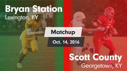 Matchup: Bryan Station vs. Scott County  2016