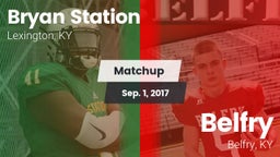 Matchup: Bryan Station vs. Belfry  2017