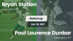 Matchup: Bryan Station vs. Paul Laurence Dunbar 2017
