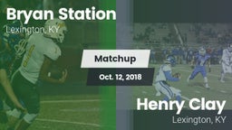 Matchup: Bryan Station vs. Henry Clay  2018