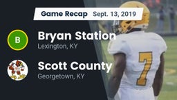 Recap: Bryan Station  vs. Scott County  2019