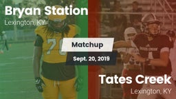 Matchup: Bryan Station vs. Tates Creek  2019
