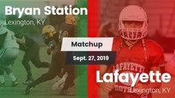 Matchup: Bryan Station vs. Lafayette  2019