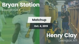 Matchup: Bryan Station vs. Henry Clay  2019