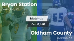 Matchup: Bryan Station vs. Oldham County  2019