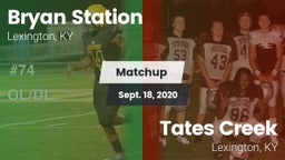 Matchup: Bryan Station vs. Tates Creek  2020