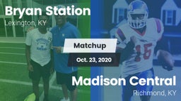 Matchup: Bryan Station vs. Madison Central  2020