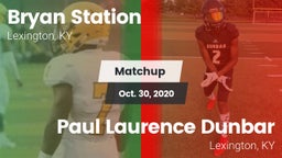 Matchup: Bryan Station vs. Paul Laurence Dunbar  2020