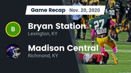 Recap: Bryan Station  vs. Madison Central  2020