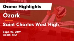 Ozark  vs Saint Charles West High Game Highlights - Sept. 28, 2019