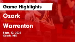 Ozark  vs Warrenton  Game Highlights - Sept. 12, 2020