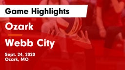 Ozark  vs Webb City Game Highlights - Sept. 24, 2020