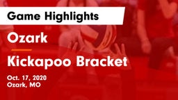 Ozark  vs Kickapoo Bracket Game Highlights - Oct. 17, 2020