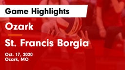 Ozark  vs St. Francis Borgia  Game Highlights - Oct. 17, 2020