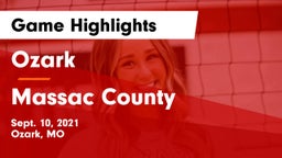 Ozark  vs Massac County Game Highlights - Sept. 10, 2021