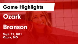 Ozark  vs Branson  Game Highlights - Sept. 21, 2021