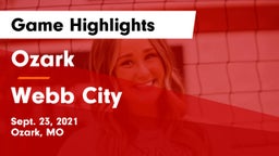 Ozark  vs Webb City  Game Highlights - Sept. 23, 2021
