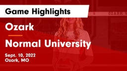 Ozark  vs Normal University Game Highlights - Sept. 10, 2022
