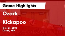 Ozark  vs Kickapoo Game Highlights - Oct. 24, 2022