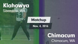 Matchup: Klahowya vs. Chimacum  2016