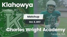 Matchup: Klahowya vs. Charles Wright Academy  2017