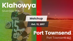 Matchup: Klahowya vs. Port Townsend  2017