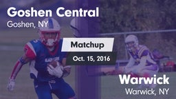 Matchup: Goshen Central vs. Warwick  2016
