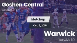 Matchup: Goshen Central vs. Warwick  2018