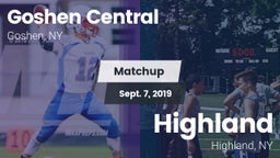 Matchup: Goshen Central vs. Highland  2019