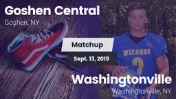 Matchup: Goshen Central vs. Washingtonville  2019