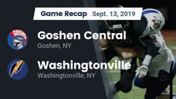 Recap: Goshen Central  vs. Washingtonville  2019