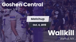 Matchup: Goshen Central vs. Wallkill  2019