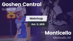 Matchup: Goshen Central vs. Monticello  2019