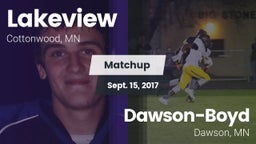 Matchup: Lakeview vs. Dawson-Boyd  2017