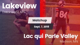 Matchup: Lakeview vs. Lac qui Parle Valley  2018