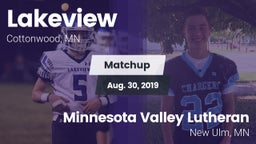 Matchup: Lakeview vs. Minnesota Valley Lutheran  2019